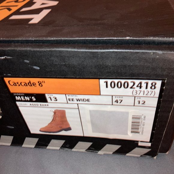MEN'S ARIAT Cascade 8" Work Boots 13 EE WIDE New In Box - Picture 5 of 6